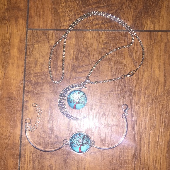 Tree of life necklace and bangle - Picture 1 of 1